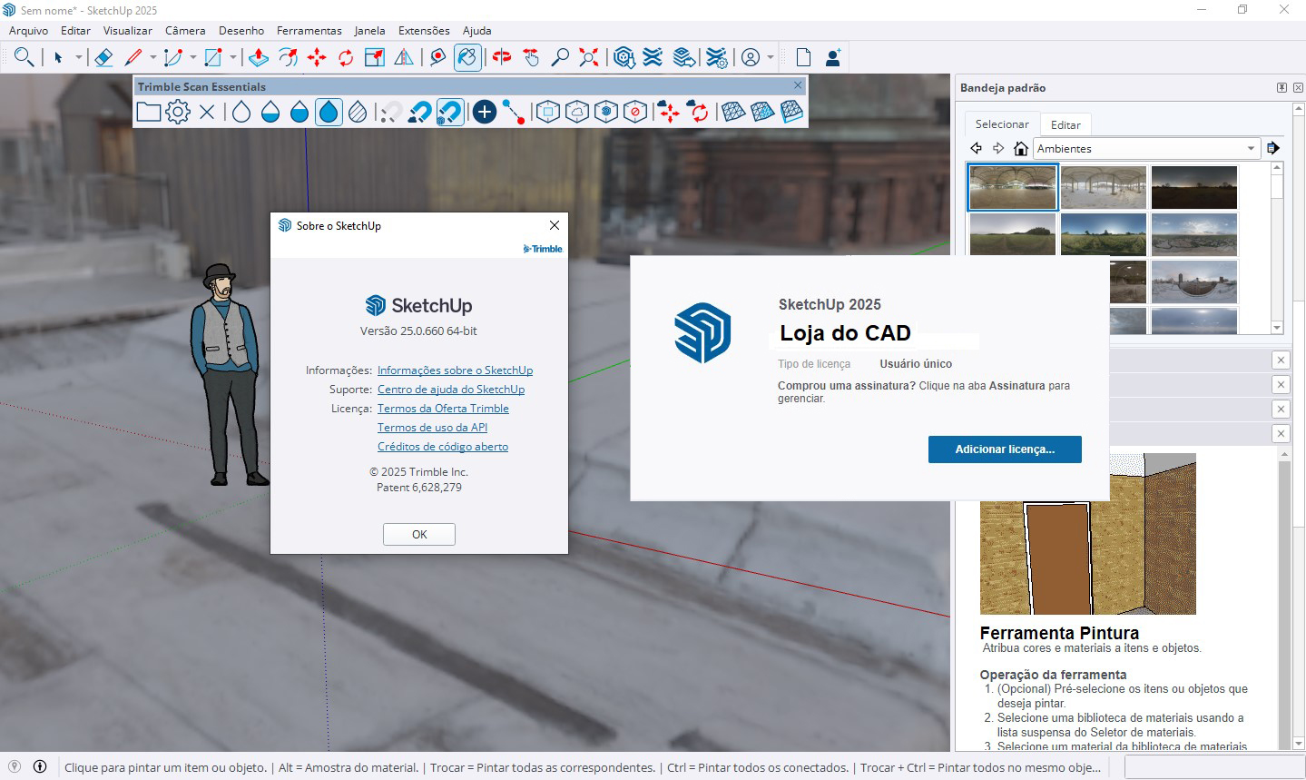 SketchUp 2025 - Enscape e V- Ray SketchUp 2025 - Enscape e V- Ray
