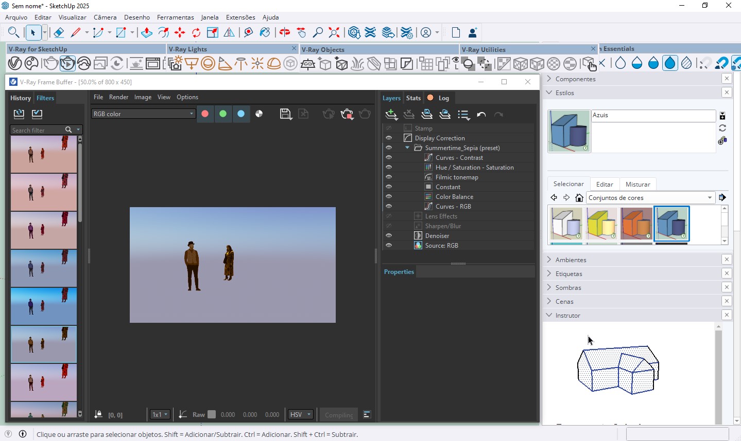 SketchUp 2025 - Enscape e V- Ray SketchUp 2025 - Enscape e V- Ray