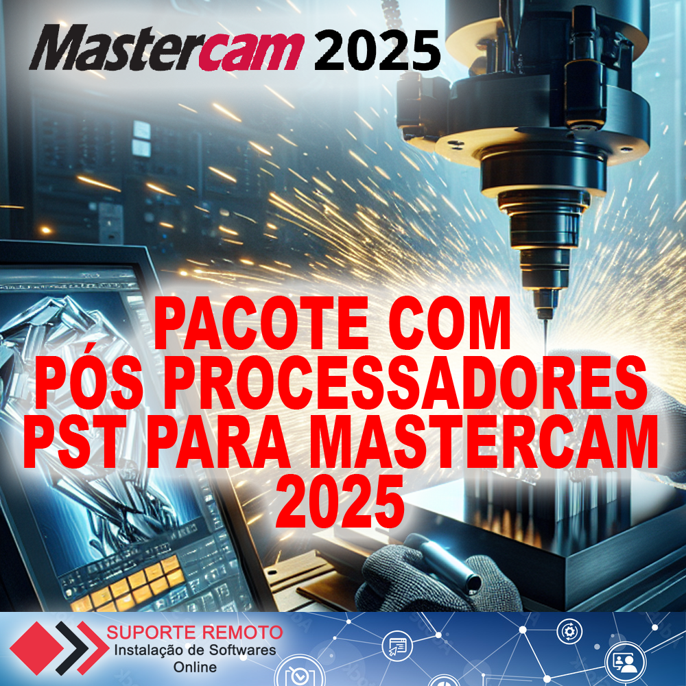 Pack Pós-Processadores Mastercam 2025