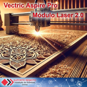 Vectric Aspire Pro 12.509 + Módulo Laser 2.0